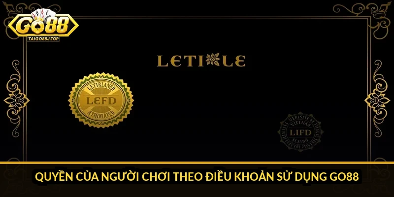 Quyền Của Người Chơi Theo Điều Khoản Sử Dụng Go88