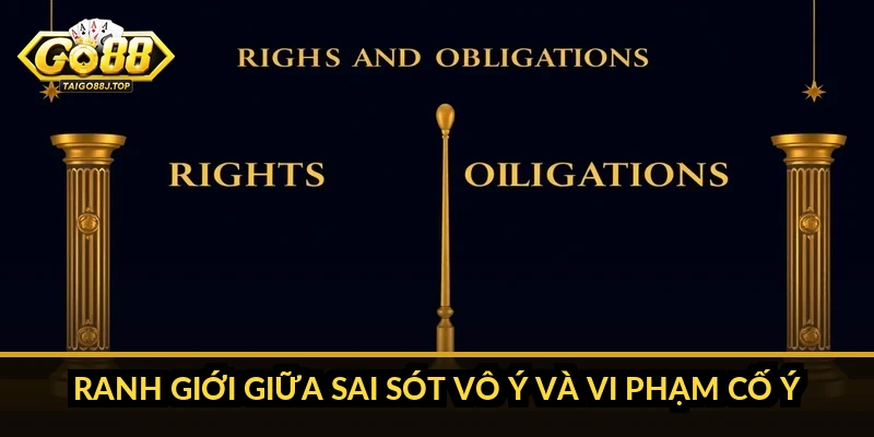 Ranh Giới Giữa Sai Sót Vô Ý Và Vi Phạm Cố Ý